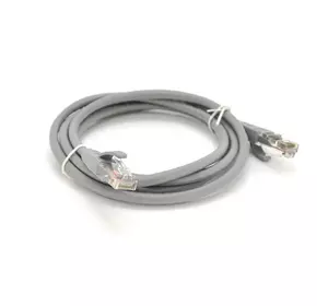Патч-корд литий VEGGIEG, CCA, UTP, RJ45, Cat.5e, 2m, сірий Патч-корд литий VEGGIEG, CCA, UTP, RJ45, Cat.5e, 2m, сірий