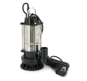 Занурювальний насос, 550W, 220V, до 6 м³/год, підйом до 9 м, 40 мм, нержавіюча сталь, 400х180х180мм, 6,1 кг + перехідник Занурювальний насос, 550W, 220V, до 6 м³/год, підйом до 9 м, 40 мм, нержавіюча сталь, 400х180х180мм, 6,1 кг + перехідник