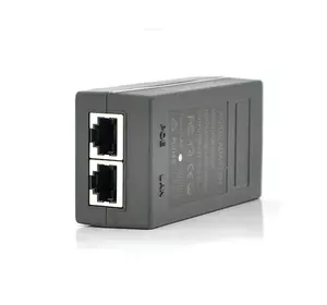 POE інжектор 48V 0.5A (24Вт) з портами Ethernet 10/100Мбіт/с, без кабелю живлення POE інжектор 48V 0.5A (24Вт) з портами Ethernet 10/100Мбіт/с, без кабелю живлення