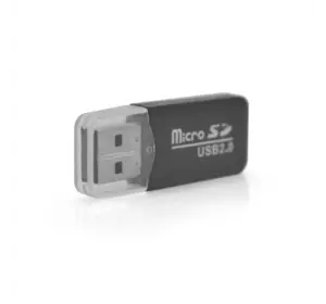 Кардридер універсальний MERLION CRD-1BK TF/Micro SD, USB2.0, Black, OEM Q1500 Кардридер універсальний MERLION CRD-1BK TF/Micro SD, USB2.0, Black, OEM Q1500