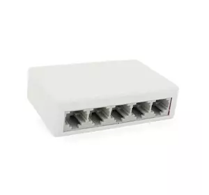 Комутатор JY 5005S 5 портів Ethernet 10/100 Мбіт/сек. DC 5 . Блок живлення 5V у комплекті Комутатор JY 5005S 5 портів Ethernet 10/100 Мбіт/сек. DC 5 . Блок живлення 5V у комплекті