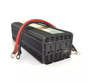 Інвертор напруги Voltronic Wm-7000(4200Вт), 12/220 з апроксимованою синусоїдою, 2 універсальні розетки +USB, клем Інвертор напруги Voltronic Wm-7000(4200Вт), 12/220 з апроксимованою синусоїдою, 2 універсальні розетки +USB, клем