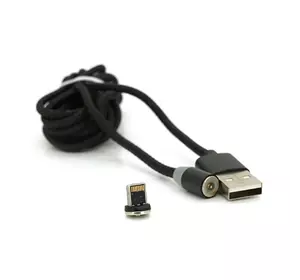Магнітний кабель PiPo USB 2.0 /Lighting, 2m, 2А, тканинна оплетка, броньований, знімач, Black, BOX Магнітний кабель PiPo USB 2.0 /Lighting, 2m, 2А, тканинна оплетка, броньований, знімач, Black, BOX