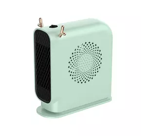 Тепловентилятор спіральний JIEBO-N8, 500W, м'ятно-зелений, Box