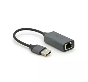 Контролер USB 2.0 to Ethernet VEGGIEG - Мережевий адаптер 10/100Mbps з проводом, RTL-8152B, Aluminum, Blister-Box Контролер USB 2.0 to Ethernet VEGGIEG - Мережевий адаптер 10/100Mbps з проводом, RTL-8152B, Aluminum, Blister-Box