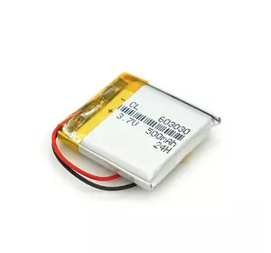 Літій-полімерний акумулятор 6*30*30mm (Li-ion 3.7В 500мА·год) Літій-полімерний акумулятор 6*30*30mm (Li-ion 3.7В 500мА·год)