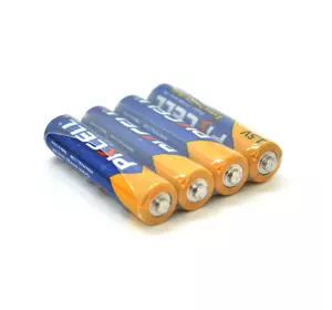 Батарейка сольова PKCELL 1.5V AAA/LR03, 4 штуки  в  shrink, Q10/300 Батарейка сольова PKCELL 1.5V AAA/LR03, 4 штуки  в  shrink, Q10/300