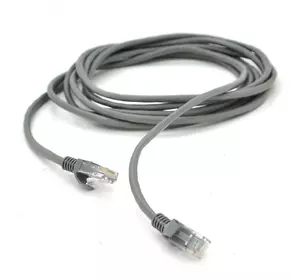 Патч-корд литий RITAR, CCA, UTP, RJ45, Cat.5e, 20m, сірий Патч-корд литий RITAR, CCA, UTP, RJ45, Cat.5e, 20m, сірий