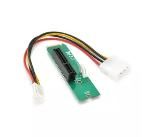 Адаптер M2-PCI-e x4, MOLEX => 4pin, викрутка +, Пакет Адаптер M2-PCI-e x4, MOLEX => 4pin, викрутка +, Пакет