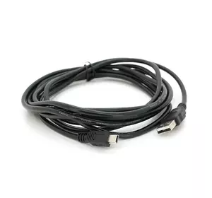 Кабель USB 2.0 (AM/Mini 5 pin) 3,0 м, чорний Кабель USB 2.0 (AM/Mini 5 pin) 3,0 м, чорний