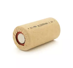 Акумуляторна батарея для шуруповерта Ni-Cd SC2000mAh 1.2V, 10C, 23x43 mm Акумуляторна батарея для шуруповерта Ni-Cd SC2000mAh 1.2V, 10C, 23x43 mm
