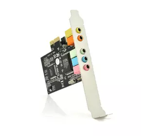 Звукова карта PCI-E - 5.1CH, 3D 4.1, Windows 98 / Windows2000 / XP / NT win7 32/64, BOX Звукова карта PCI-E - 5.1CH, 3D 4.1, Windows 98 / Windows2000 / XP / NT win7 32/64, BOX