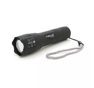Ліхтарик Bailong BL-29, 3+1 режим, алюміній, вбудований акумулятор, USB кабель, Box