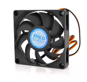 Кулер корпусний Pccooler F72, 70x70x15mm, 12V/0.26A, RPM 2500±10%, 3-pin, Black, Box Кулер корпусний Pccooler F72, 70x70x15mm, 12V/0.26A, RPM 2500±10%, 3-pin, Black, Box