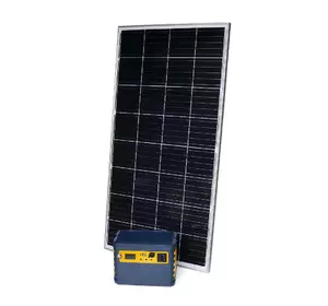 Портативная станция BRAZZERS BRPRS-1024W+POLY Solar panel 160W, AC/220v/1.1kw Pure sine wave +DC:3x12V/2A+USB:5V/2A, 9V/2A +Type-C: 5V/2A，9V/2A，12V/2A