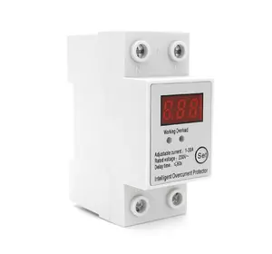 Захисне реле з контролем струму SAP01, 1-30A, 230V, на DIN-рейку 2P, кнопка скидання, 36х65х85 мм Захисне реле з контролем струму SAP01, 1-30A, 230V, на DIN-рейку 2P, кнопка скидання, 36х65х85 мм