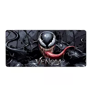 Килимок 300*800 тканинний Venom з боковою прошивкою, товщина 3 мм, Black, Пакет Килимок 300*800 тканинний Venom з боковою прошивкою, товщина 3 мм, Black, Пакет