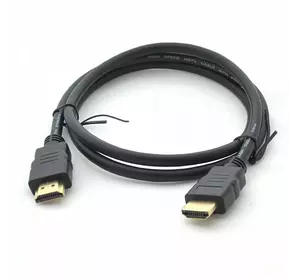 Кабель Merlion HDMI-HDMI HIGH SPEED 0.8m, v1.4, OD-7.5mm, круглий Black, коннектор Black, (Пакет) Q500 Кабель Merlion HDMI-HDMI HIGH SPEED 0.8m, v1.4, OD-7.5mm, круглий Black, коннектор Black, (Пакет) Q500