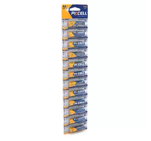 Батарейка сольова PKCELL 1.5V AA/R6, 12 штук у блістері ціна за блістер, Q10 Батарейка сольова PKCELL 1.5V AA/R6, 12 штук у блістері ціна за блістер, Q10
