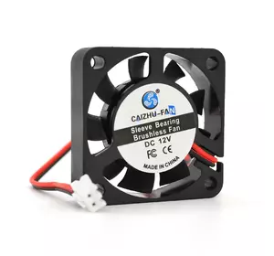 Кулер корпусний Caizhu-Fan 4010, 40x40x10mm, 12V/0.05A, RPM 6500±10%, 2-pin, Black, OEM Кулер корпусний Caizhu-Fan 4010, 40x40x10mm, 12V/0.05A, RPM 6500±10%, 2-pin, Black, OEM