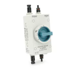 Ручний вимикач Risin, 1000V, 32A, 1St, IP66, вхід верх-низ, Grey Ручний вимикач Risin, 1000V, 32A, 1St, IP66, вхід верх-низ, Grey