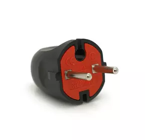Вилка без заземлення 6А 250V A113B, Black Q50 Вилка без заземлення 6А 250V A113B, Black Q50