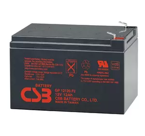 Акумуляторна батарея CSB GP12120F2, 12V 12Ah (151х98х100мм), Box/Q6 Акумуляторна батарея CSB GP12120F2, 12V 12Ah (151х98х100мм), Box/Q6