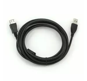 Подовжувач USB 2.0 AM / AF, 3.0m, 1 ферит, чорний Пакет Q200 Подовжувач USB 2.0 AM / AF, 3.0m, 1 ферит, чорний Пакет Q200