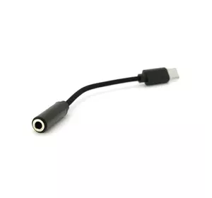 Кабель-перехідник KIN KY-222 Jack 3.5mm(F) => Type-C(M), 0.1м, Black, Box Кабель-перехідник KIN KY-222 Jack 3.5mm(F) => Type-C(M), 0.1м, Black, Box