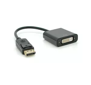 Конвертер Display Port (тато) на DVI24 + 1 (мама) 30cm, Black, 4K / 2K, Пакет Конвертер Display Port (тато) на DVI24 + 1 (мама) 30cm, Black, 4K / 2K, Пакет