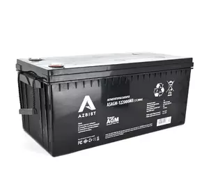 Аккумулятор ASBIST Super AGM ASAGM-122000M8, Black Case, 12V 200.0Ah ( 522 х 240 х 219 (224) ) Q1