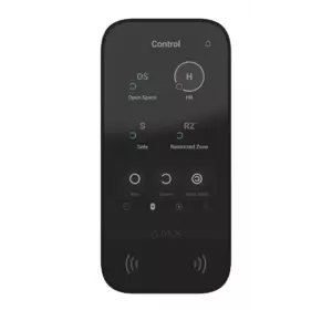 Безпроводова сенсорна клавіатура Ajax KeyPadTouchScreen black Безпроводова сенсорна клавіатура Ajax KeyPadTouchScreen black