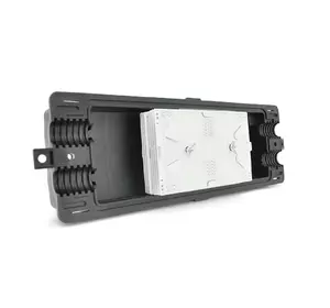 Муфта оптична Merlion ML-OP-F001H-96C, герметична, 4 введення, до 4-х касет, до 96 зварок, матеріал PP+GF Муфта оптична Merlion ML-OP-F001H-96C, герметична, 4 введення, до 4-х касет, до 96 зварок, матеріал PP+GF