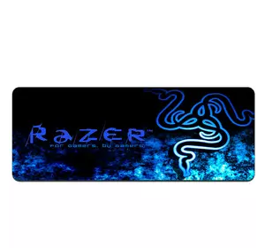 Килимок 400*900 тканинний RAZER 25 з боковою прошивкою, товщина 2 мм, колір Black/Blue, Пакет Килимок 400*900 тканинний RAZER 25 з боковою прошивкою, товщина 2 мм, колір Black/Blue, Пакет