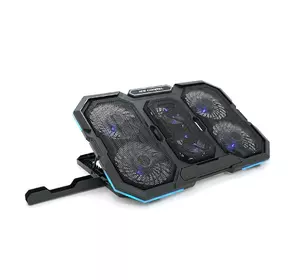 Підставка для ноутбука IceCoorel N6, 14-18", 4*95mm 1200±10% RPM + 2*70mm 2500±10 %RPM, 2xUSB2.0 + підставка для мобільного телефону Підставка для ноутбука IceCoorel N6, 14-18", 4*95mm 1200±10% RPM + 2*70mm 2500±10 %RPM, 2xUSB2.0 + підставка для мобільного телефону