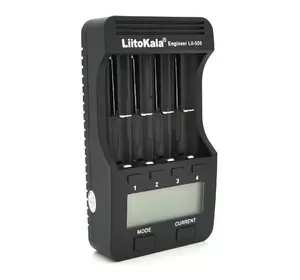 ЗУ універсальне Liitokala Lii-500, 4 канали, LCD дисплей, підтримує Li-ion, Ni-MH та Ni-Cd AA (R6), ААA (R03), AAAA, С (R14) ЗУ універсальне Liitokala Lii-500, 4 канали, LCD дисплей, підтримує Li-ion, Ni-MH та Ni-Cd AA (R6), ААA (R03), AAAA, С (R14)