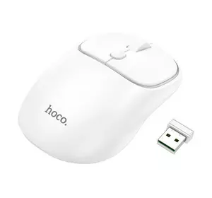 Миша бездротова HOCO GM25, 1600DPI, 2.4GHZ, White, Blister Миша бездротова HOCO GM25, 1600DPI, 2.4GHZ, White, Blister