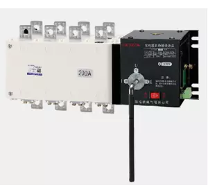 Автомат введення резерву (АВР) чотириполюсний GCQ4P200A , 220V/200A, Здатність, що вимикає KA: 6, Гвинтова фіксація, 360*177*165мм Автомат введення резерву (АВР) чотириполюсний GCQ4P200A , 220V/200A, Здатність, що вимикає KA: 6, Гвинтова фіксація, 360*177*165мм