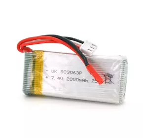 Акумулятор 8*30*63P 25C, 7.4V (1200mAh), 5 контактів Акумулятор 8*30*63P 25C, 7.4V (1200mAh), 5 контактів