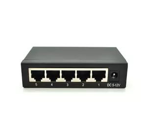 Комутатор Dinkia DS-1005P 5 портів Ethernet 10/100 Мбіт / сек, без БЖ, BOX Комутатор Dinkia DS-1005P 5 портів Ethernet 10/100 Мбіт / сек, без БЖ, BOX