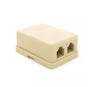 Розетка RITAR UTP 6P4C RJ12 2 порт. телефонна накладна, пакет, Q100 Розетка RITAR UTP 6P4C RJ12 2 порт. телефонна накладна, пакет, Q100