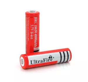 Акумулятор Li-ion UltraFire18650 4800mAh (real 1000mAh) 3.7V, Red, 2 шт. в упаковці, ціна за 1 шт. Акумулятор Li-ion UltraFire18650 4800mAh (real 1000mAh) 3.7V, Red, 2 шт. в упаковці, ціна за 1 шт.