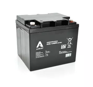 Акумулятор AZBIST Super GEL ASGEL-12400M6, Black Case, 12V 40.0Ah (196x165x173) Q1/96 Акумулятор AZBIST Super GEL ASGEL-12400M6, Black Case, 12V 40.0Ah (196x165x173) Q1/96