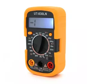 Мультиметр UK-830LN, Вимірювання: V, A, R, 250г, 100*65*32mm, Q100