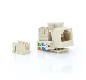 Модуль широкий Keystone Jack RJ-45 кат.5E UTP, 23,0 мм, Q50 Модуль широкий Keystone Jack RJ-45 кат.5E UTP, 23,0 мм, Q50