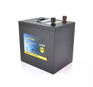 Акумуляторна батарея Vipow LiFePO4 12,8V 200Ah з вбудованою ВМS платою 100A (230*340*300) Акумуляторна батарея Vipow LiFePO4 12,8V 200Ah з вбудованою ВМS платою 100A (230*340*300)