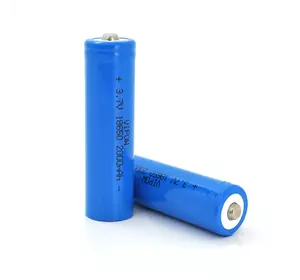 Акумулятор 18650 Li-Ion Vipow ICR18650 TipTop, 2000mAh, 3.7V, Blue Q50/500 Акумулятор 18650 Li-Ion Vipow ICR18650 TipTop, 2000mAh, 3.7V, Blue Q50/500