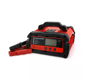 Автоматичне ЗУ для акумулятора DEMUDA 12V/24V (WET, AGM, GEL), AC110/220V, DC14,8В/29,6В, Струм заряду 12V/20A, 24V/10A, LCD, крокодили Автоматичне ЗУ для акумулятора DEMUDA 12V/24V (WET, AGM, GEL), AC110/220V, DC14,8В/29,6В, Струм заряду 12V/20A, 24V/10A, LCD, крокодили