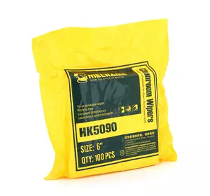Серветки MECHANIC NK-5090 6 дюймів (14,5*14,5 см), мікрофібра антистатична, для електронної техніки, 100 шт Серветки MECHANIC NK-5090 6 дюймів (14,5*14,5 см), мікрофібра антистатична, для електронної техніки, 100 шт