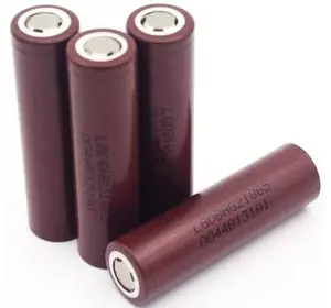 Акумулятор 18650 Li-Ion LG LGDBHG21865, 3000mAh, 20A, 4.2 / 3.6 / 2.5V, BROWN, PVC BOX, 2 шт. в упаковці, ціна за 1 шт